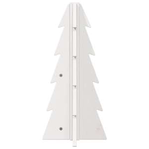 vidaXL &Aacute;rbol de Navidad de adorno madera maciza pino blanco 49 cm
