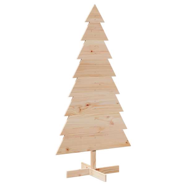 vidaXL puidust j&otilde;ulupuu kaunistuseks, 150 cm, m&auml;nnipuit