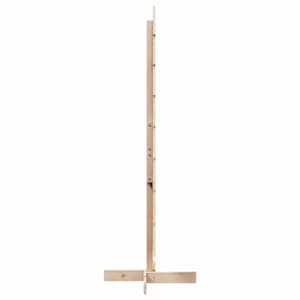 Dřevěný vánoční stromeček na ozdoby 150 cm masivní borové dřevo - obrázek 4