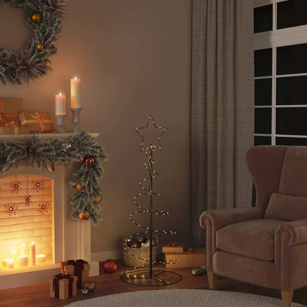 LED vianočný stromček 80 LED teplá biela 120 cm 4019497