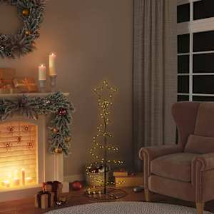 LED božično drevo 80 LED toplo bela 120 cm