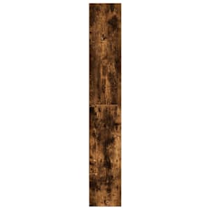 Knihovna kouřový dub 80 x 30 x 189 cm kompozitní dřevo - obrázek 5