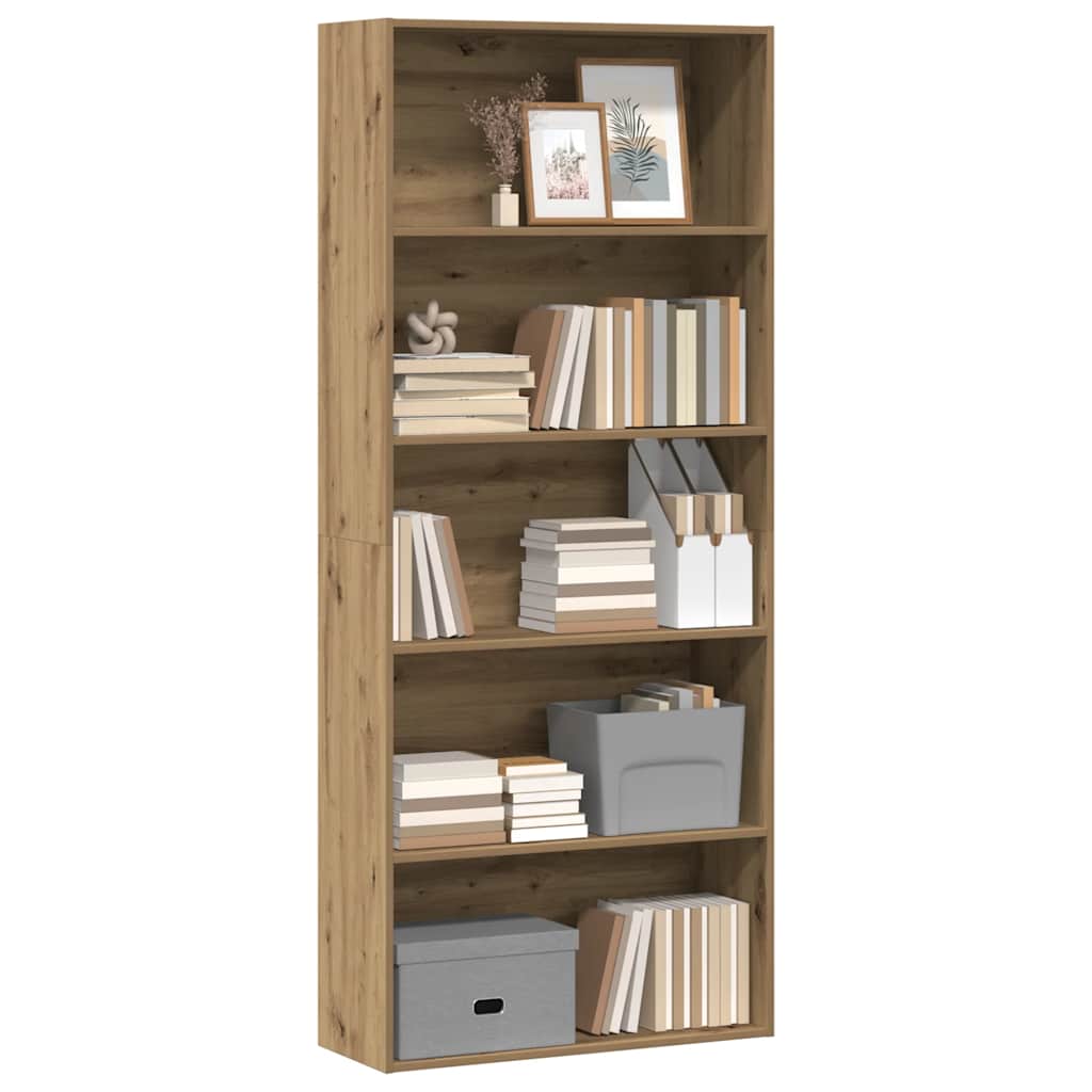Thumbnail - vidaXL Bücherregal Artisan-Eiche 80x30x189 cm Holzwerkstoff