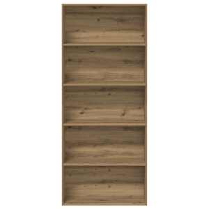 Knihovna dub artisan 80 x 30 x 189 cm kompozitní dřevo - obrázek 4