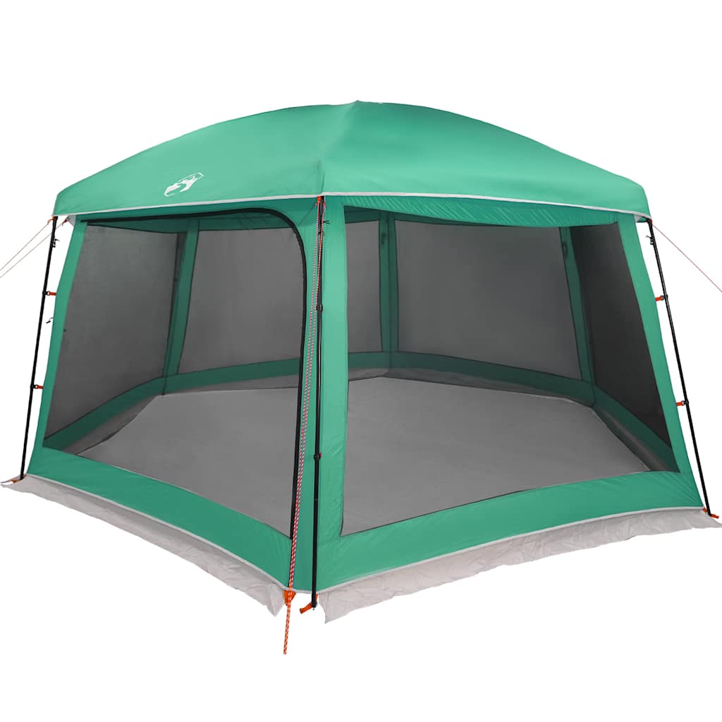 vidaXL Zwembadtent uitneembare buiten- gaaswanden 618x532 cm zeegroen afbeelding