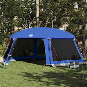 Bazénový stan s odnímatelným poklopem&Síťované stěny Azure Blue - obrázek 1