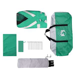 Bazénový stan s odnímatelným poklopem&Síťované stěny Sea Green - obrázek 11