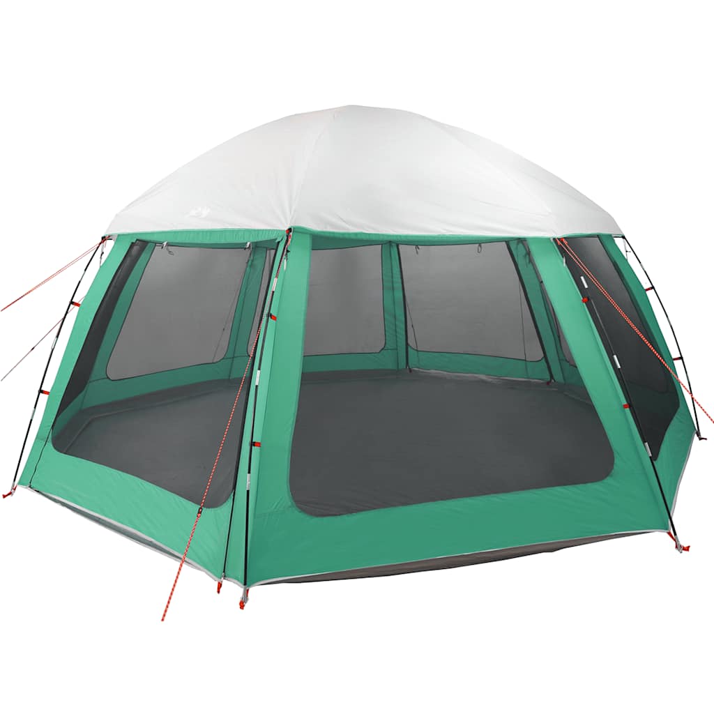vidaXL Zwembadtent uitneembare buiten- gaaswanden 510x510 cm zeegroen afbeelding