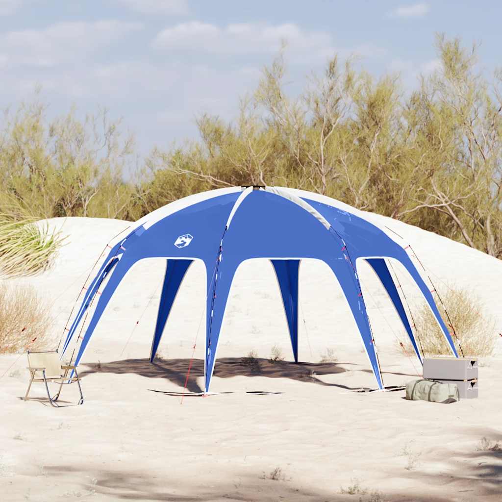 Tenda de festas impermeável azul ciano