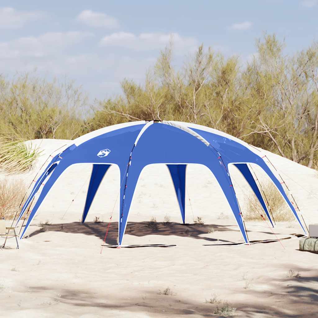 Tenda de festas impermeável azul ciano