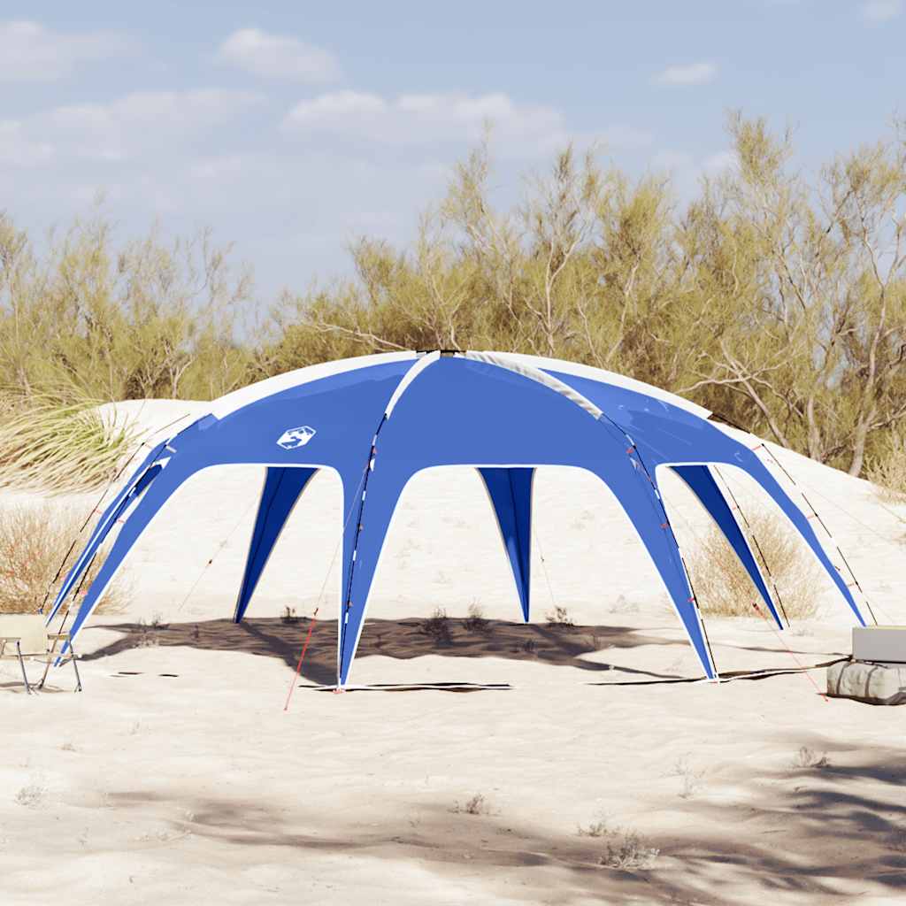 Tenda de festas impermeável azul ciano