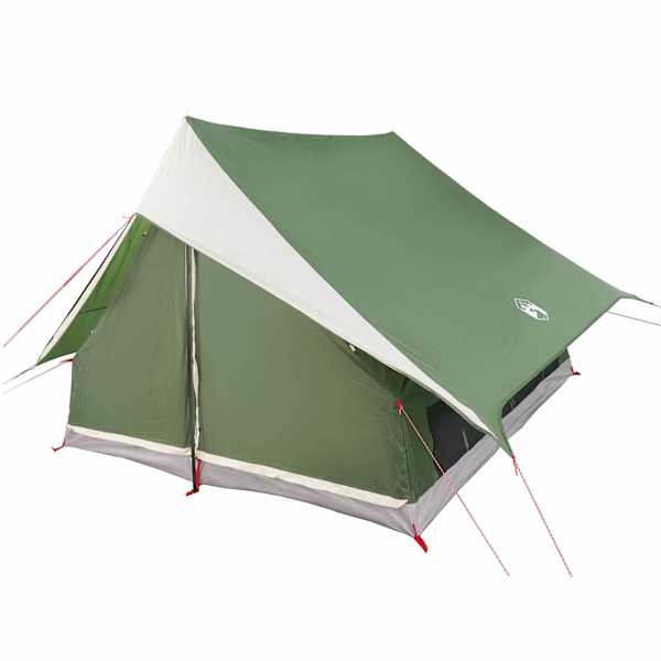 vidaXL Peretelk katusega &otilde;huavaga Roheline ja Valge 256 x 256 x 185 cm