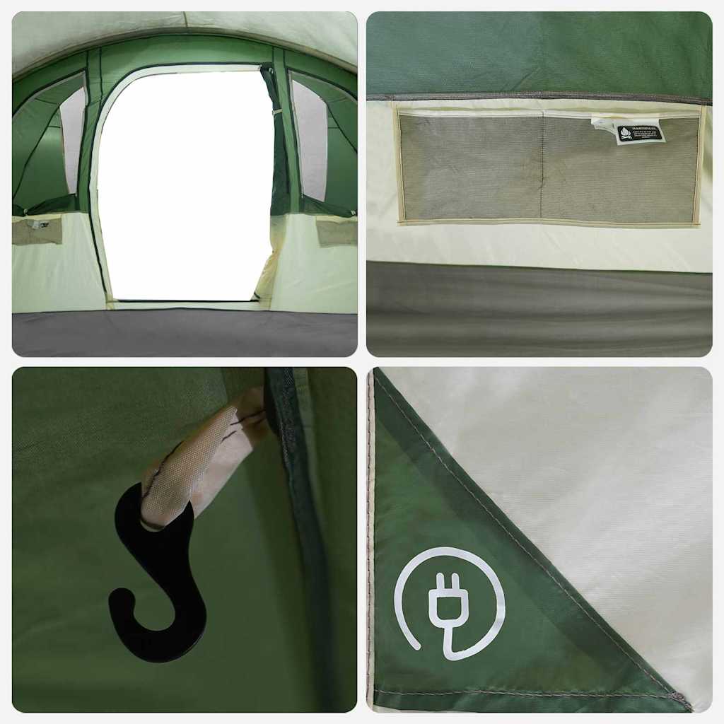 Rodinný stan se střechou Zelená a bílá 576 x 325 x 213 cm - obrázek 15