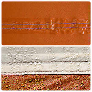 Rodinný stan se střechou Šedá a oranžová 576 x 325 x 213 cm - obrázek 14