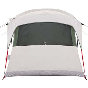 Rodinný stan Bílá a zelená 435 x 255 x 216 cm Polyester a ocel - obrázek 5