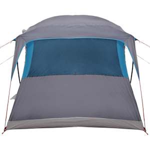 Rodinný stan Modrý a šedý 435 x 255 x 216 cm Polyester a ocel - obrázek 5