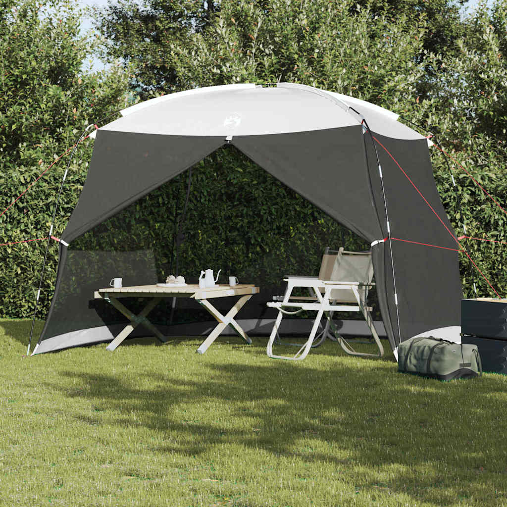 Tente anti-moustiques vidaXL avec porte, grise, pour 6 personnes, imperméable
