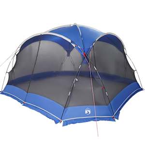 vidaXL S&auml;&auml;sev&otilde;rguga telk katusega Sinine Azure 434 x 434 x 230 cm