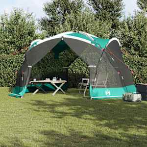 Šotor z mrežo proti komarjem Morsko zelena 434 x 434 x 230 cm