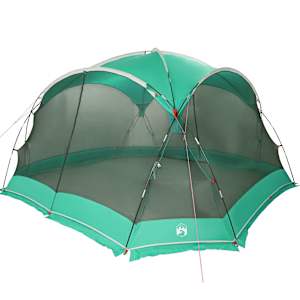 vidaXL S&auml;&auml;sev&otilde;rguga telk katusega Mere Roheline 434 x 434 x 230 cm