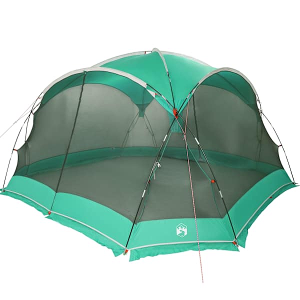 vidaXL S&auml;&auml;sev&otilde;rguga telk katusega Mere Roheline 434 x 434 x 230 cm
