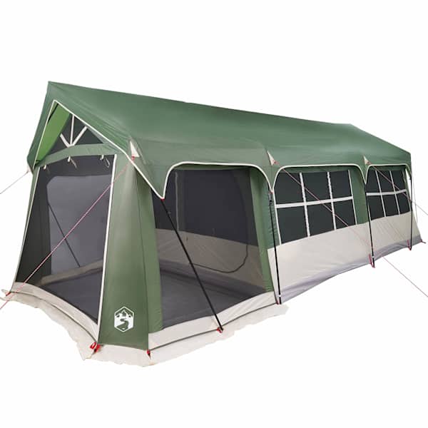 vidaXL Peretelk Roheline ja Valge 620 x 322 x 240 cm Pol&uuml;ester