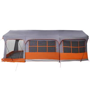 Rodinný stan Šedá a oranžová 620 x 322 x 240 cm Polyester - obrázek 5
