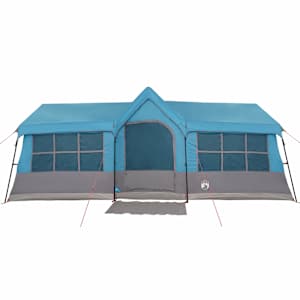 Rodinný stan Modrý a šedý 622 x 295 x 238 cm Polyester a ocel - obrázek 4