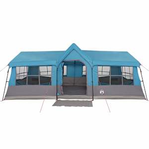 Rodinný stan Modrý a šedý 622 x 295 x 238 cm Polyester a ocel - obrázek 10