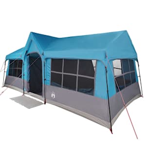 Rodinný stan Modrý a šedý 622 x 295 x 238 cm Polyester a ocel - obrázek 11