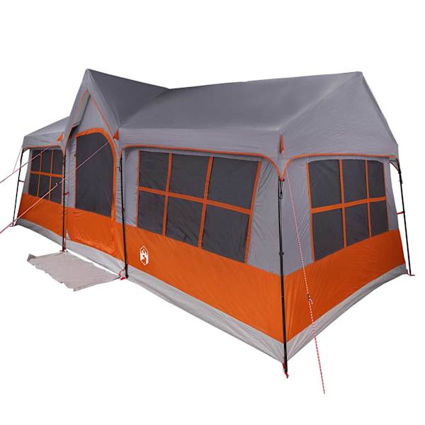 vidaXL Peretelk Hall ja oranž 622 x 295 x 238 cm Pol&uuml;ester ja teras