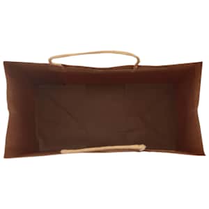 Papírové tašky 250 ks s uchy hnědé 21x11x31 cm - obrázek 8