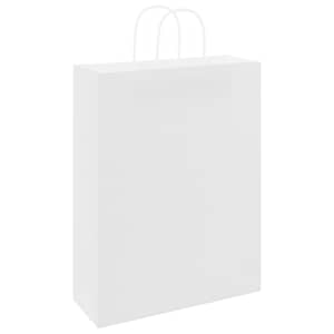Papírové sáčky 250 ks s uchy bílé 32x12x42 cm - obrázek 7