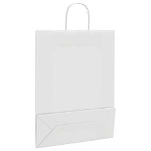 Papírové sáčky 250 ks s uchy bílé 32x12x42 cm - obrázek 9