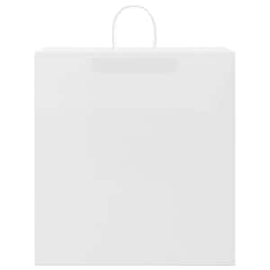 Papírové tašky 250 ks s uchy bílé 45x17x48 cm - obrázek 5