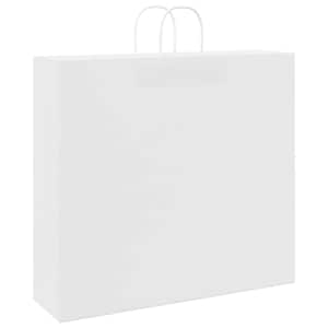Papírové tašky 250 ks s uchy bílé 54x15x49 cm - obrázek 7