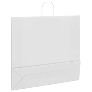 Papírové tašky 250 ks s uchy bílé 54x15x49 cm - obrázek 9