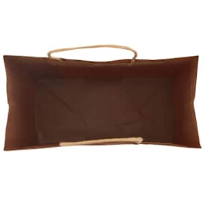 Papírové tašky 50 ks s uchy černé 21x11x31 cm - obrázek 8