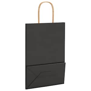 Papírové sáčky 250 ks s uchy černé 21x11x31 cm - obrázek 9