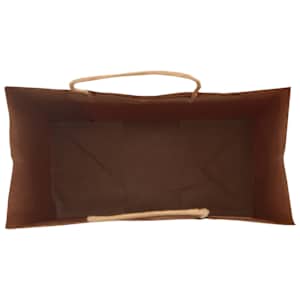 Papírové tašky 250 ks s uchy černé 32x17x44 cm - obrázek 8