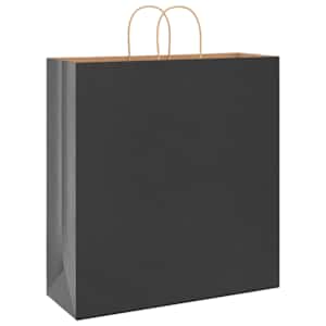 Papírové sáčky 250 ks s uchy černé 45x17x48 cm - obrázek 4