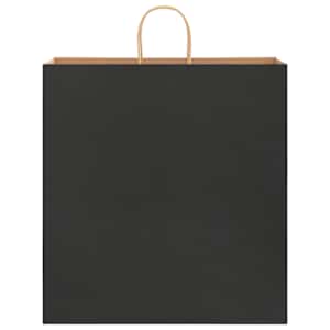 Papírové sáčky 250 ks s uchy černé 45x17x48 cm - obrázek 5