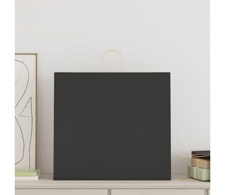 vidaXL Pappersp&aring;sar 250 st med handtag svart 54x15x49 cm