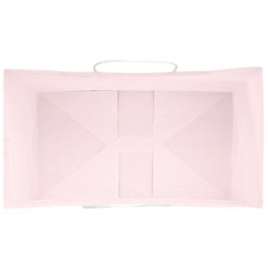 Papírové sáčky 50 ks s uchy růžové 15x8x21 cm - obrázek 8