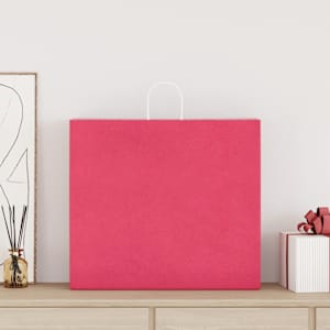 Papírové tašky 50 ks s uchy růžové 54x15x49 cm - obrázek 2