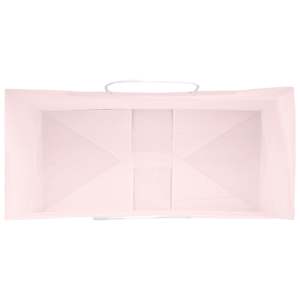 Papírové sáčky 250 ks s uchy růžové 26x12x35 cm - obrázek 8