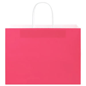 Papírové sáčky 250 ks s uchy růžové 32x17x25 cm - obrázek 5