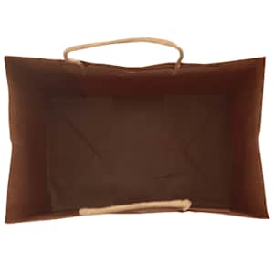 Papírové tašky 250 ks s uchy Modrá 32x22x28 cm - obrázek 8