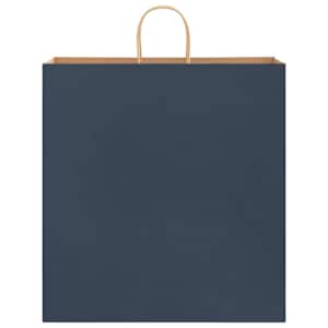 Papírové tašky 250 ks s uchy Modrá 45x17x48 cm - obrázek 5