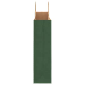 Papírové tašky 250 ks s uchy zelené 32x12x42 cm - obrázek 6